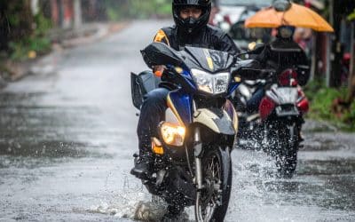 Monsoon Season Big Bike Touring: How to Ride Safely When It’s Wet