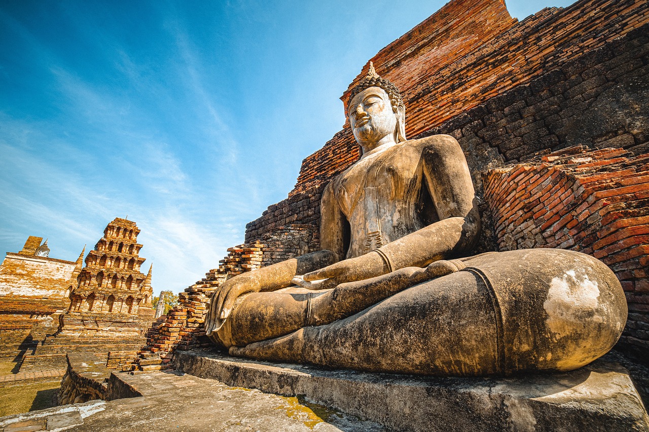 buddha, statue, thailand, buddha purnima, buddhism, meditation, ruins, landmark, old, ancient, history, travel, sukhothai, tourism, historical-5641534.jpg