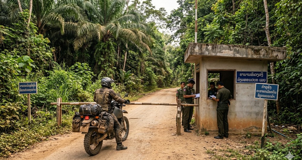 Crossing Southeast Asian Borders on a Motorcycle: The Full Reality